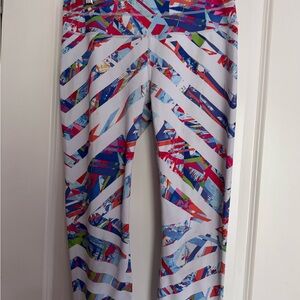 Athleta Multicolor Geometric Leggings